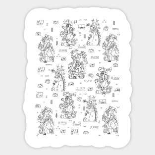 Maya civilization Sticker